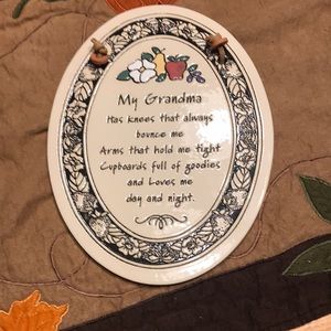 Gramdma ceramic plaque perfect  for the holidays